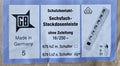 5 x Master Steckdosenleiste 6fach Vert. ohn.Kabel Mehrfachsteckdose Neu/Ovp