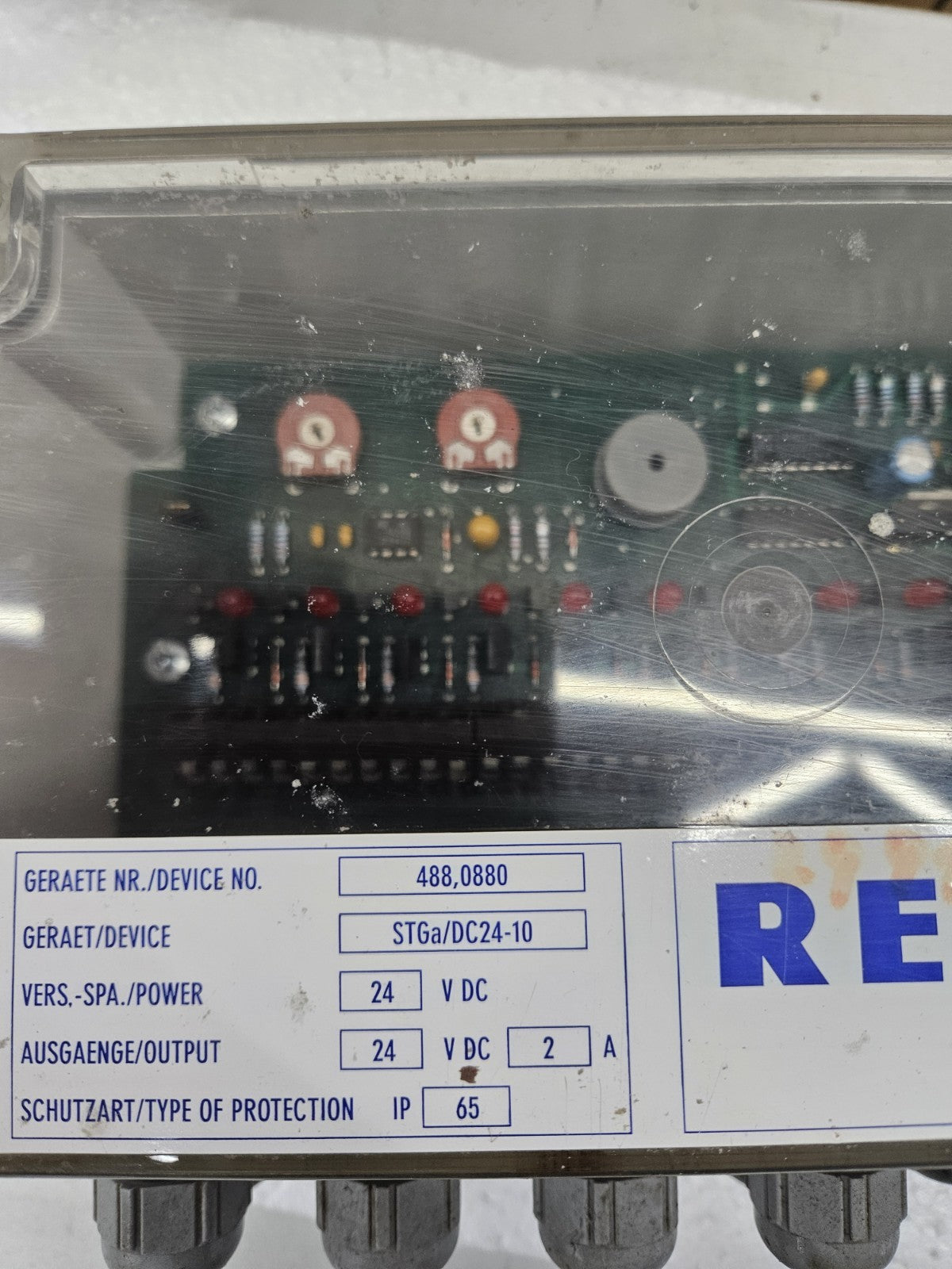 REIMELT Anlagenbau STGa/DC24-10, 488,0880 24V +/-5 V Steuerung, PROCESSOR used