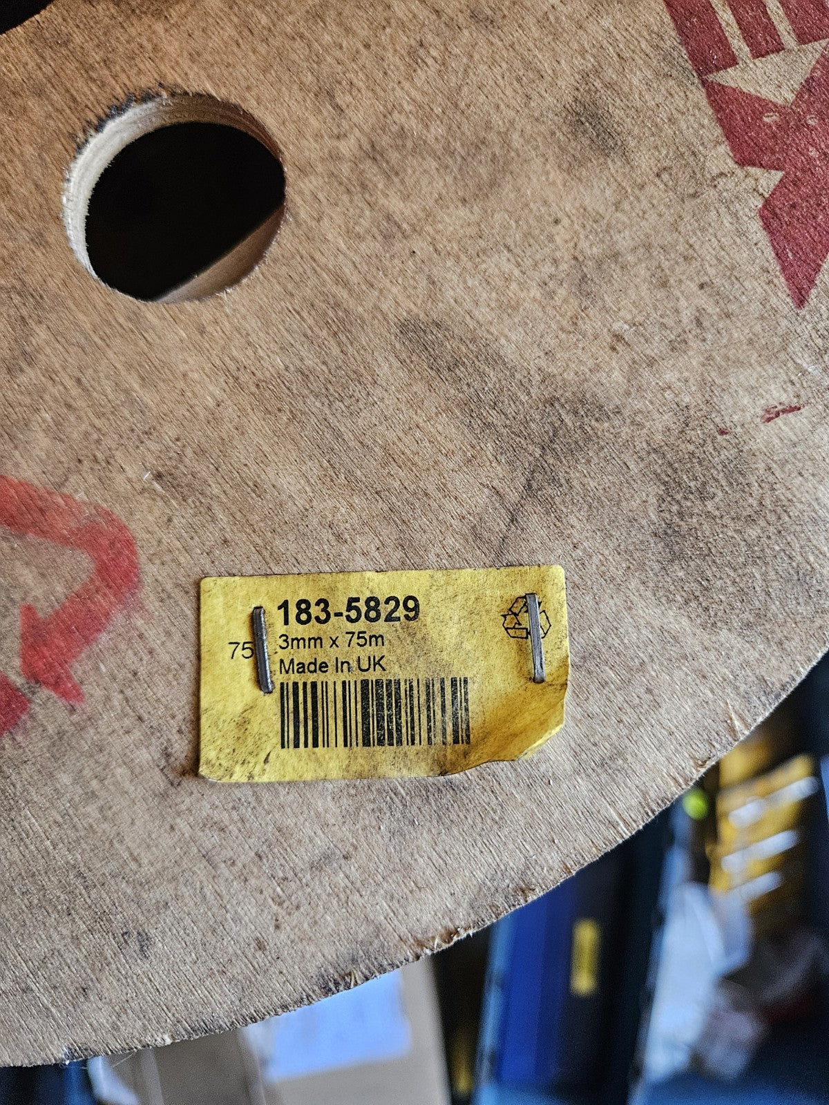 1 x 75m, RS-Pro 183-5829 Drahtseil, 6 Stränge, ø 3 mm, max. 100kg, Neu/ Rolle