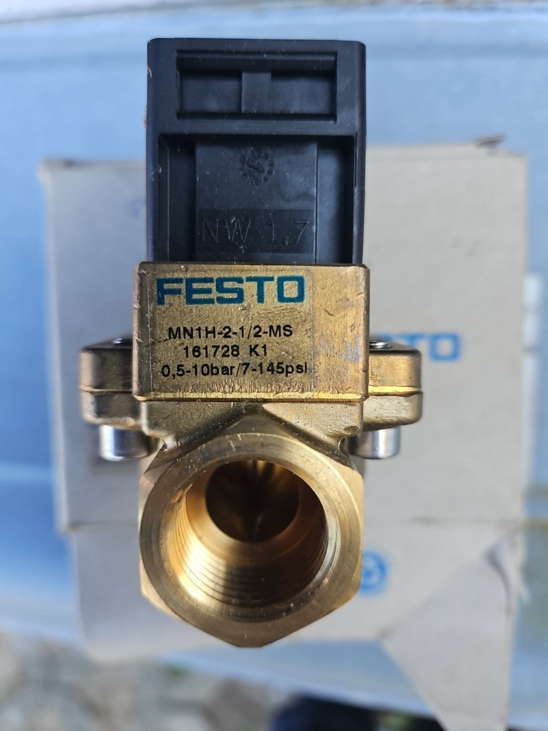 FESTO 161728, MN1H-2-1/2-MS, Magnetventil Neu/ovp Unbenutzt Neu Valve