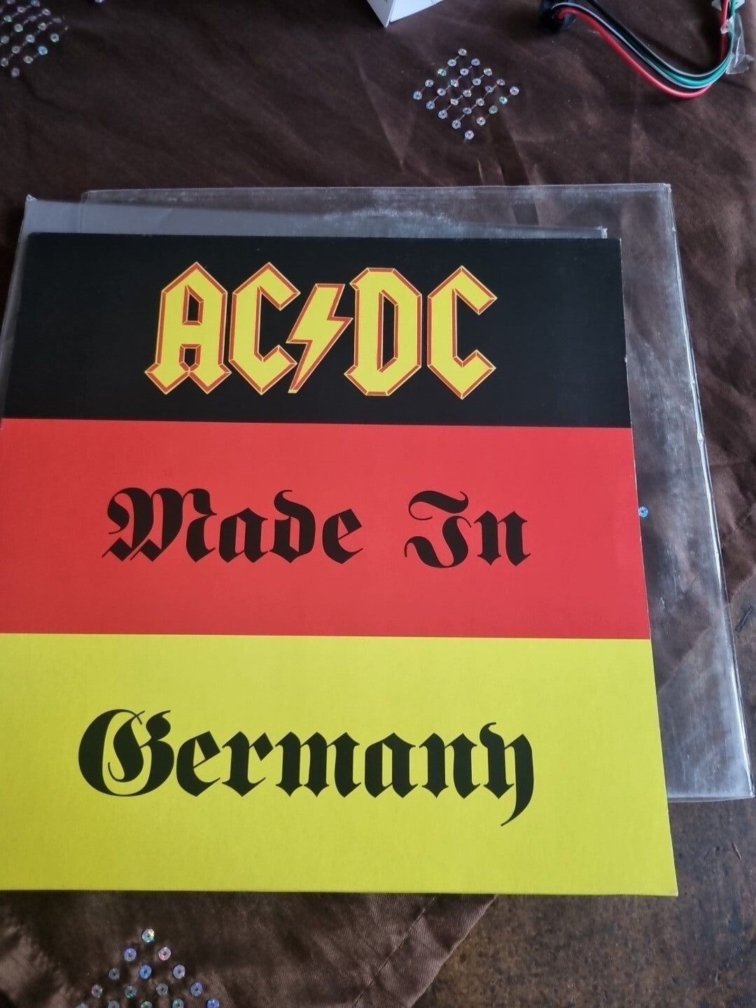 AC/DC "Made In Gernany" 1.Press 1991 Live in Cologne 1991 white/weiss, marble!