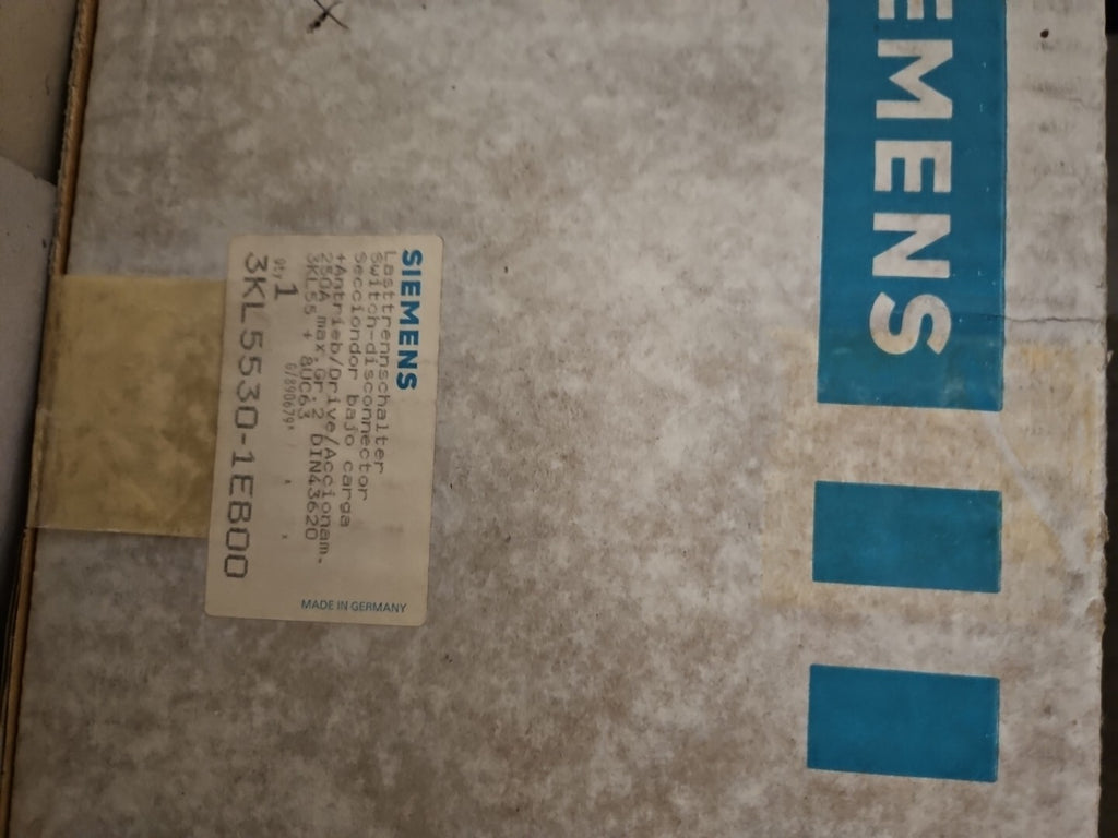1 x NEW SIEMENS 3KL5530-1EB00 , New in Box, Neu/ovp New Old Stock Unused