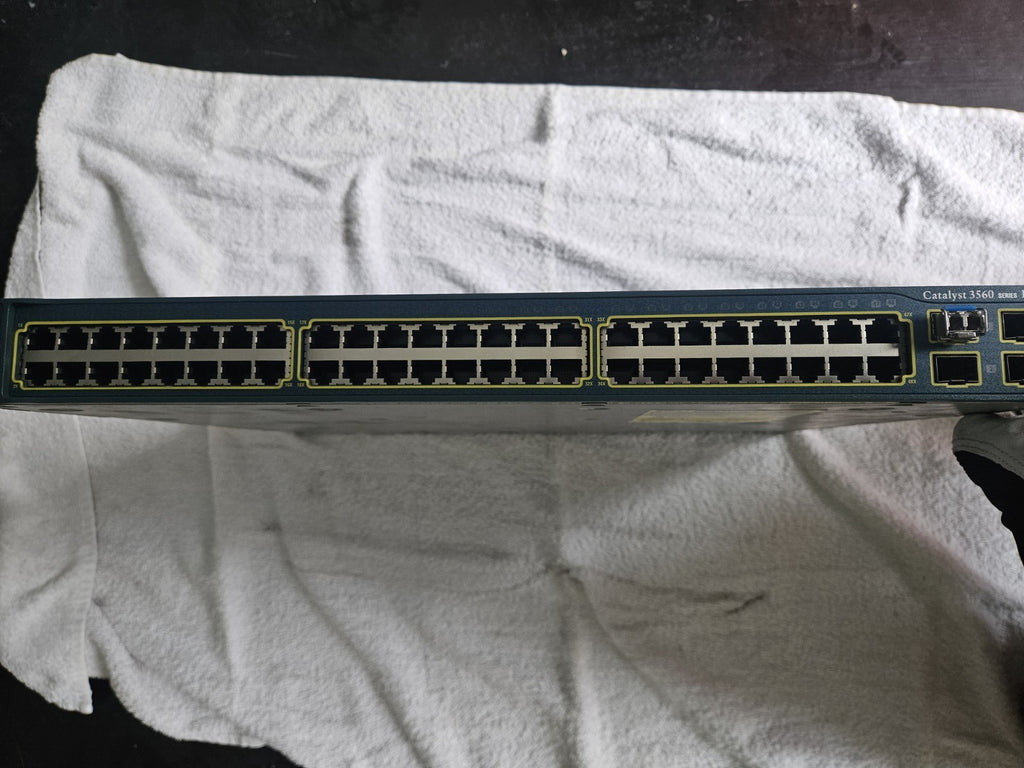 Cisco Catalyst WS-C3560G-48PS-S 48Port 10/100/1000 PoE 3560 Switch Fully Working