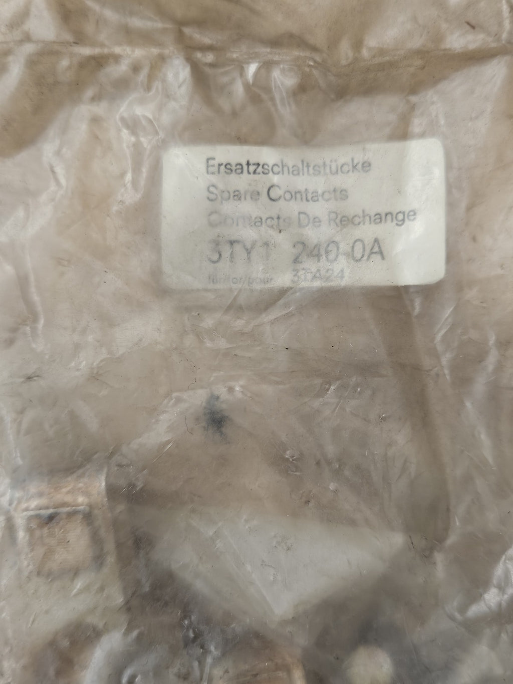 Siemens 3TY1240-0A Ersatzschaltstücke für 3TA24 / 3TY1 240-0A / OVP