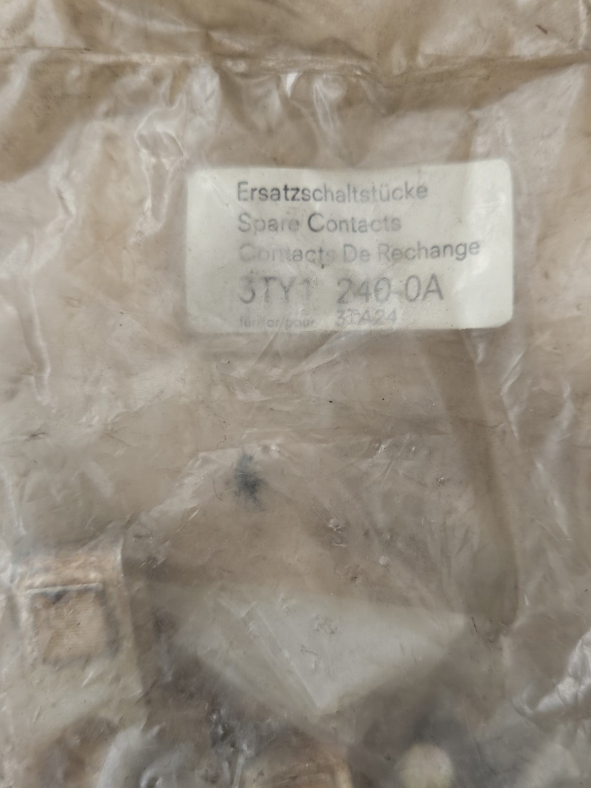 Siemens 3TY1240-0A Ersatzschaltstücke für 3TA24 / 3TY1 240-0A / OVP