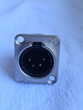 NEUTRIK Stecker NC4MDL1 XLR-Steckverbinder | 4 Pole | Male | Panel Plug Neu New