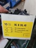 1x KLOECKNER MOELLER RC B DIL 48 RC SUPPRESS0R Löschglied 110-250V Neu New 41255