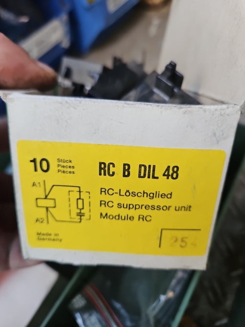 1x KLOECKNER MOELLER RC B DIL 48 RC SUPPRESS0R Löschglied 110-250V Neu New 41255