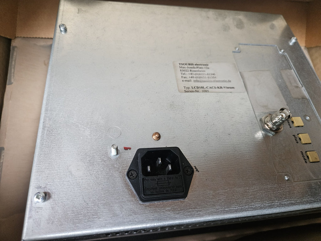 Tsubis LCD10L-CACS-KR-Visram Industrie Monitor,Krauss,Siemens Heidenhain NEU/OVP