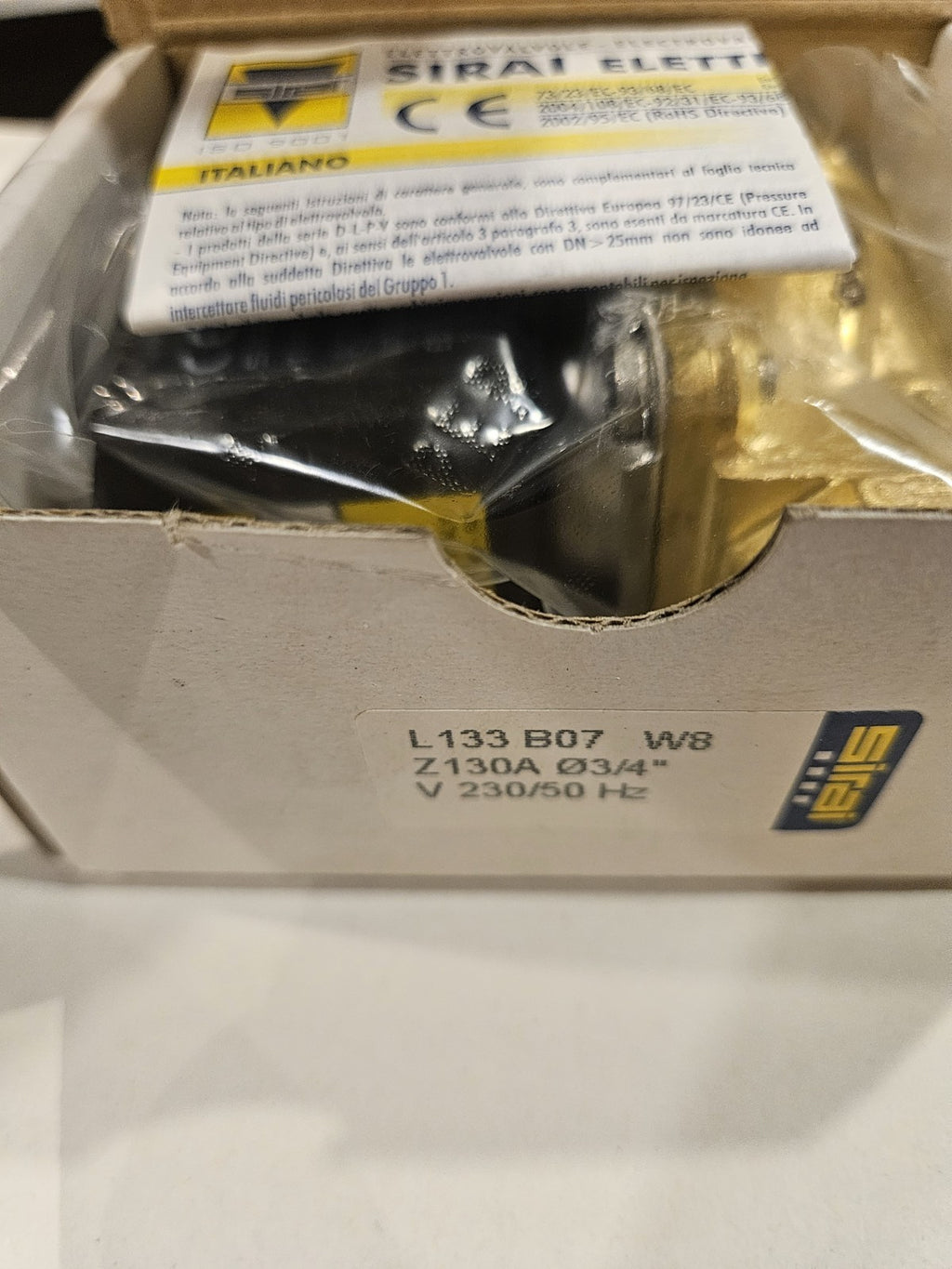 Asco Sirai Sirai L133B10-ZA30A-G3/8-10 Magnetventil, Valve New In Box Neu/ovp