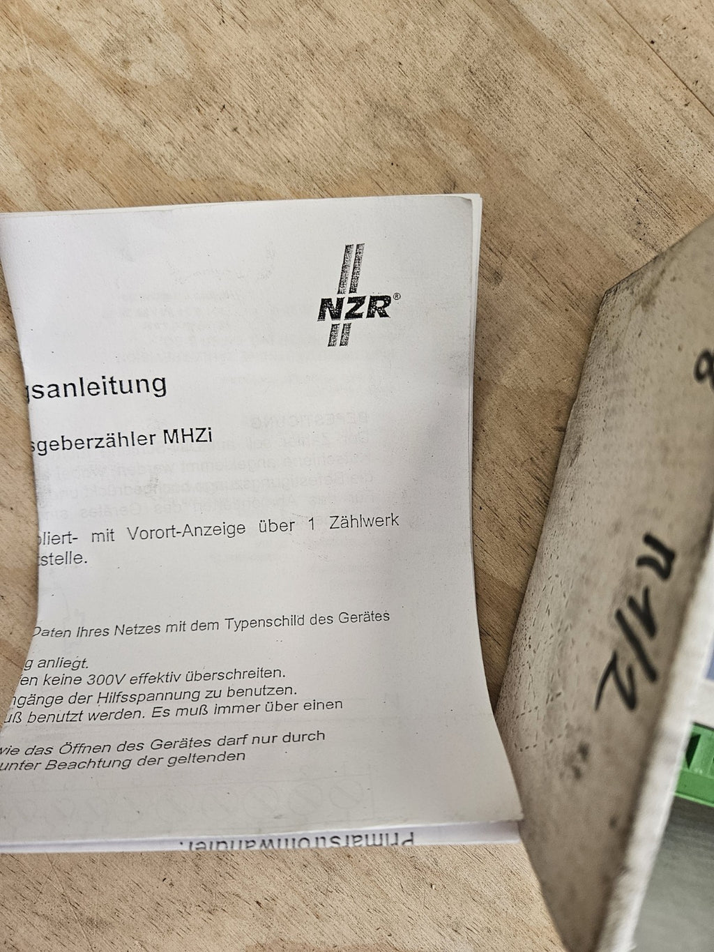 NZR MHZI Messwandlerzähler Art.NR. 47030206 unbeglaubigt 3x230/400V, Neu/ovp
