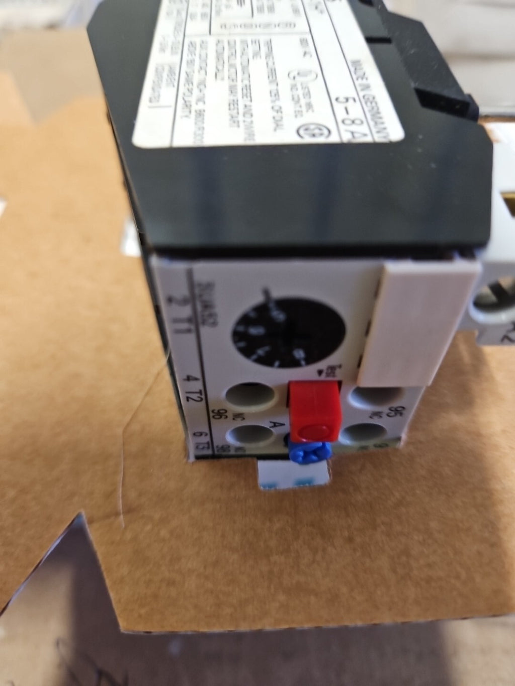 1 x Siemens Überlastrelais 3UA5200-1H 3UA52 00-1H Relais Overload relay 5-8A New