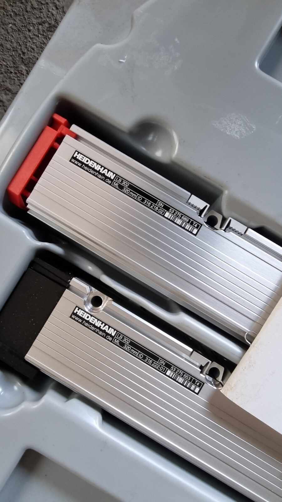 HEIDENHAIN LB 302 -NEW- Teilesatz Längenmessgerät ML 320mm | ML1440 Glasmessstab