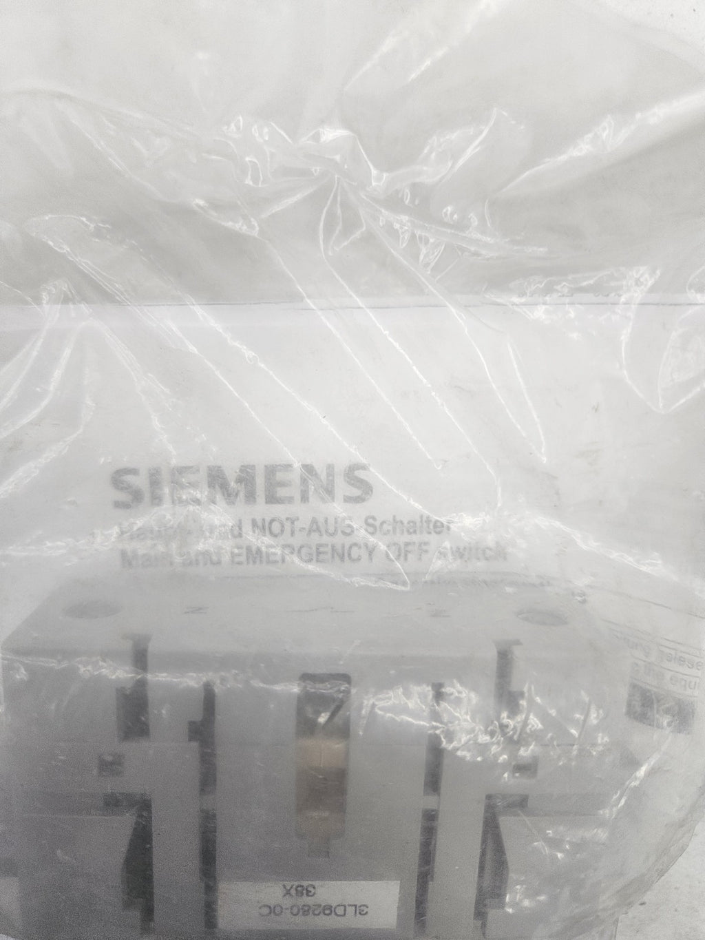 Siemens Dig.Industr. N-Leiter 3LD9280-0C 38X Zubehör 3LD92800C N-Leiter Neu/ovp