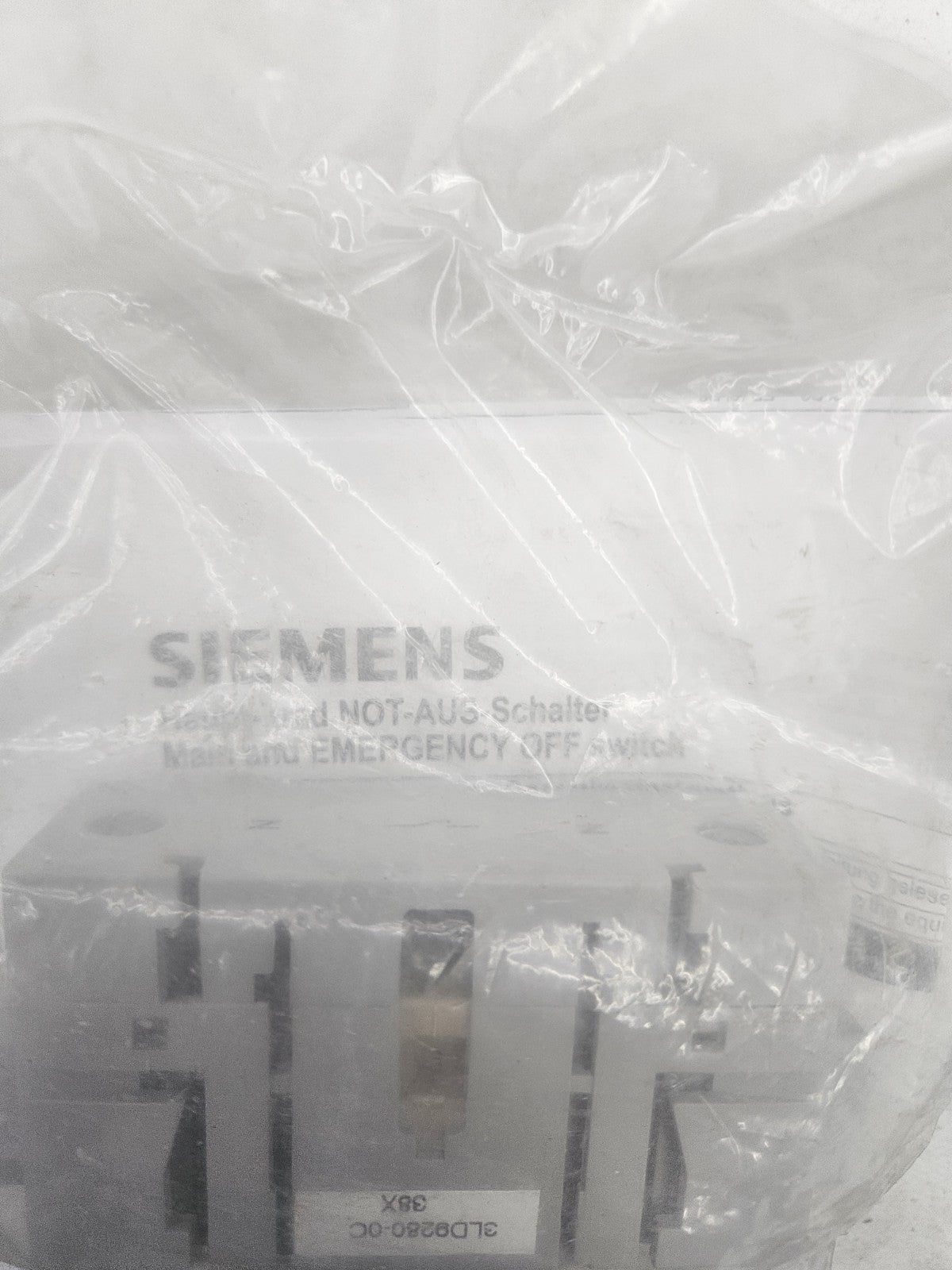 Siemens Dig.Industr. N-Leiter 3LD9280-0C 38X Zubehör 3LD92800C N-Leiter Neu/ovp