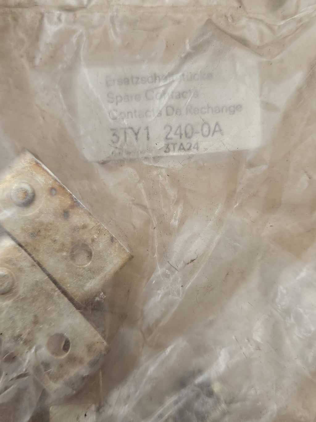 Siemens 3TY1240-0A Ersatzschaltstücke für 3TA24 / 3TY1 240-0A / OVP