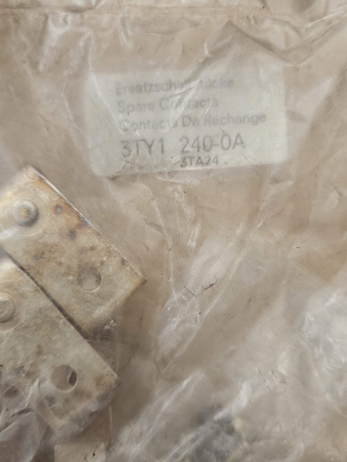 Siemens 3TY1240-0A Ersatzschaltstücke für 3TA24 / 3TY1 240-0A / OVP