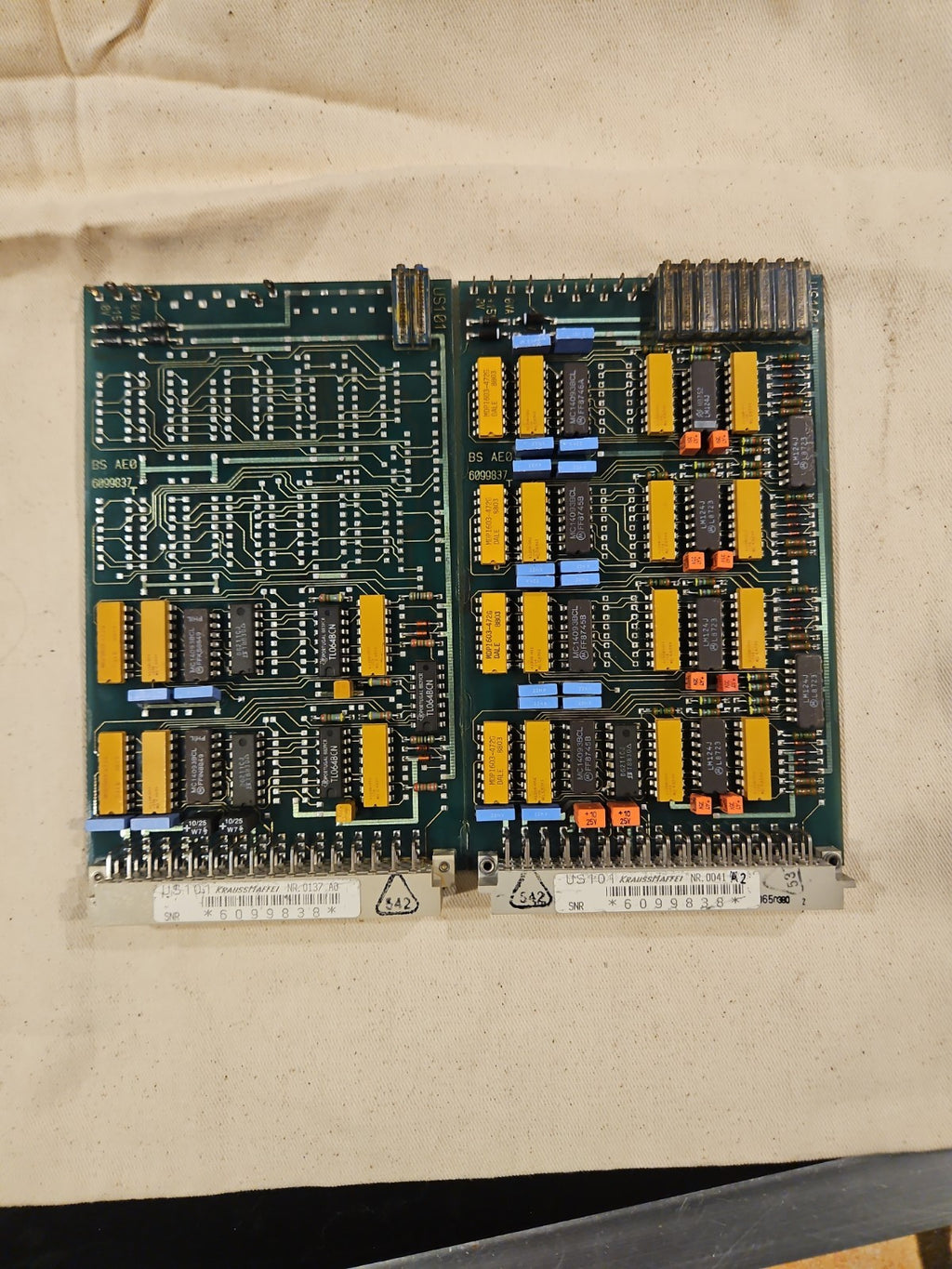 Krauss Maffei – 6099838 –US101 Circuit Board, Verstärker Karte,used & tested