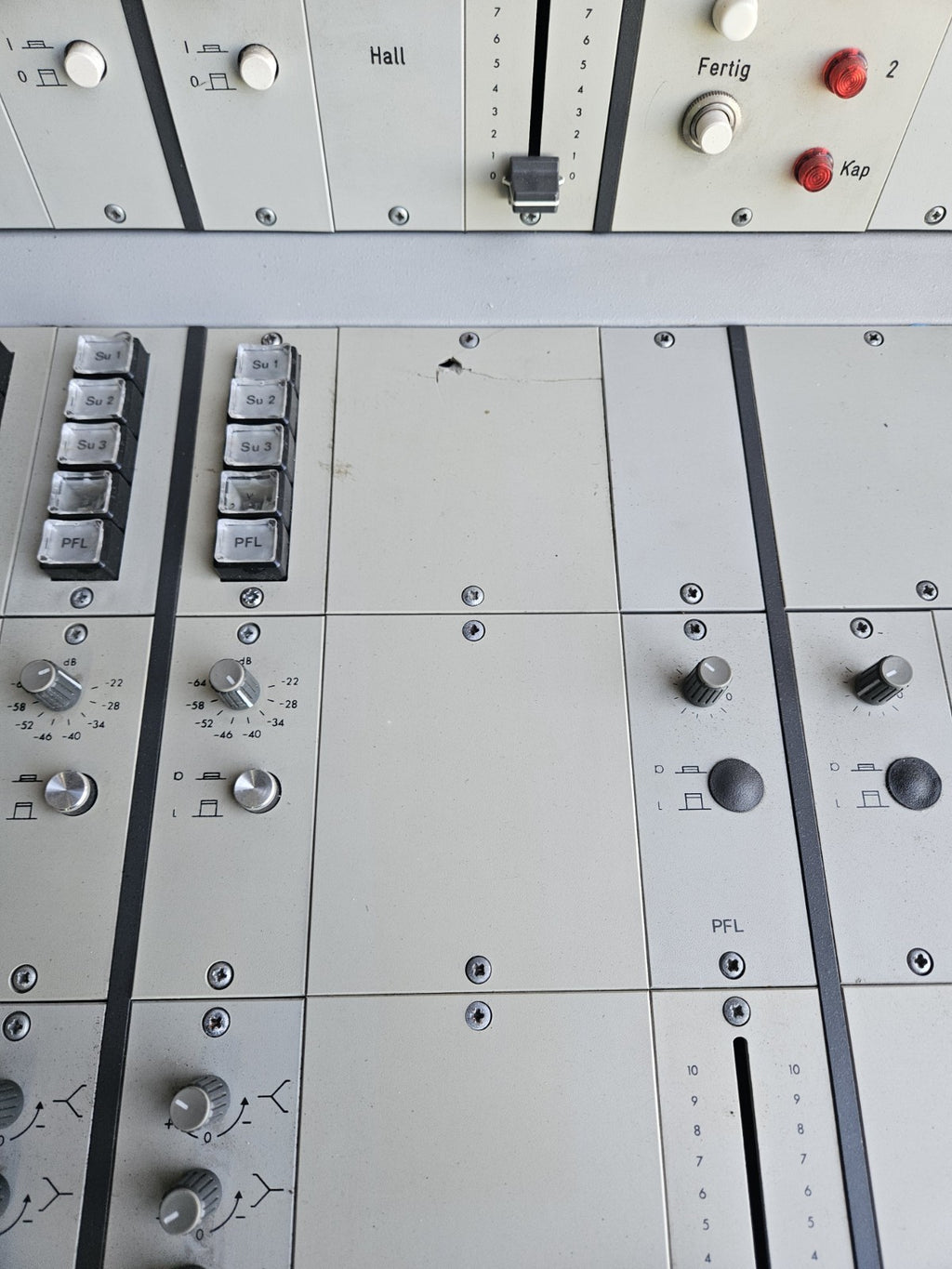  Vintage Mixing Console Desk PHILIPS MD, Fully Working Rare, Worldwide Shipping!
