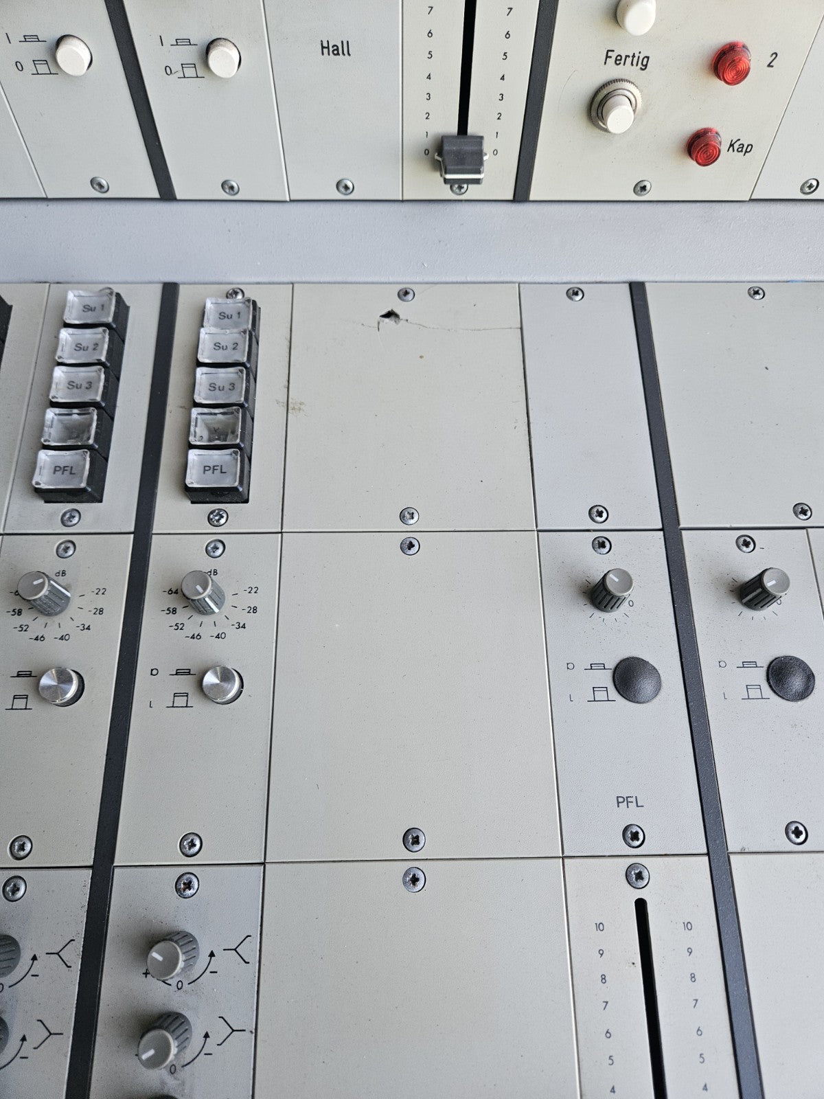  Vintage Mixing Console Desk PHILIPS MD, Fully Working Rare, Worldwide Shipping!