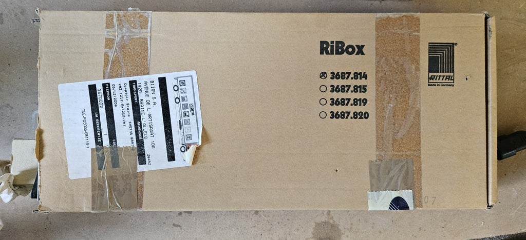 Rittal 3687.814, Ripac RIBox/HeiBox ALU Systemgehäuse, 1 HE, 150 mm, Einschub