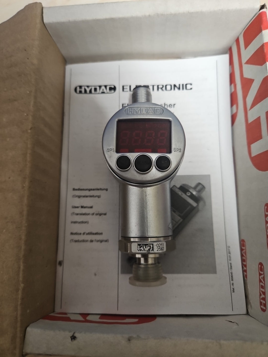 HYDAC EDS 3446-2-0400-000 Elektronischer Druckschalter NEU/OVP New In Box Unused