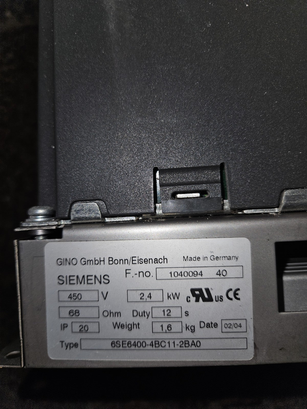 SIEMENS 6SE6440-2AB22-2BA Frequenzumrichter 2,2kW Micromaster 440, Inverter,
