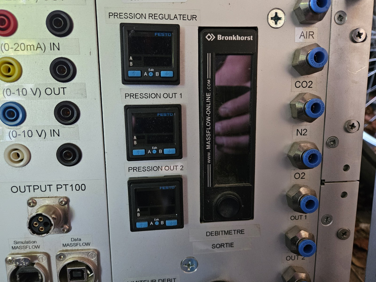 BiiOn Bioreactor Process Control Polestar DSP 4000 MC + Festo & Bronkhorst 