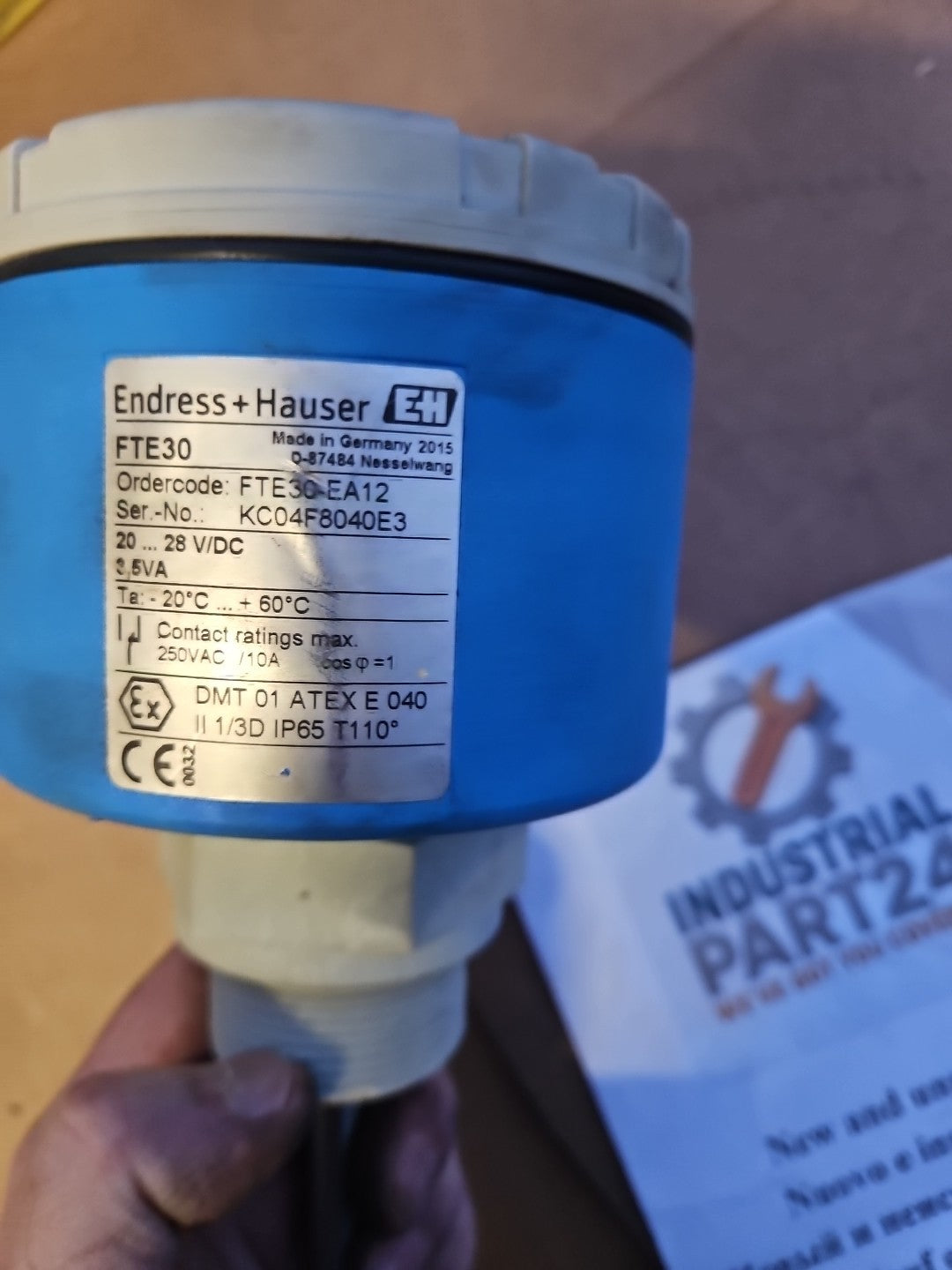 Endress+Hauser FTE30-EA12 level switch, KC04F8040E3, 20-28DC, Neu New Unused NOS