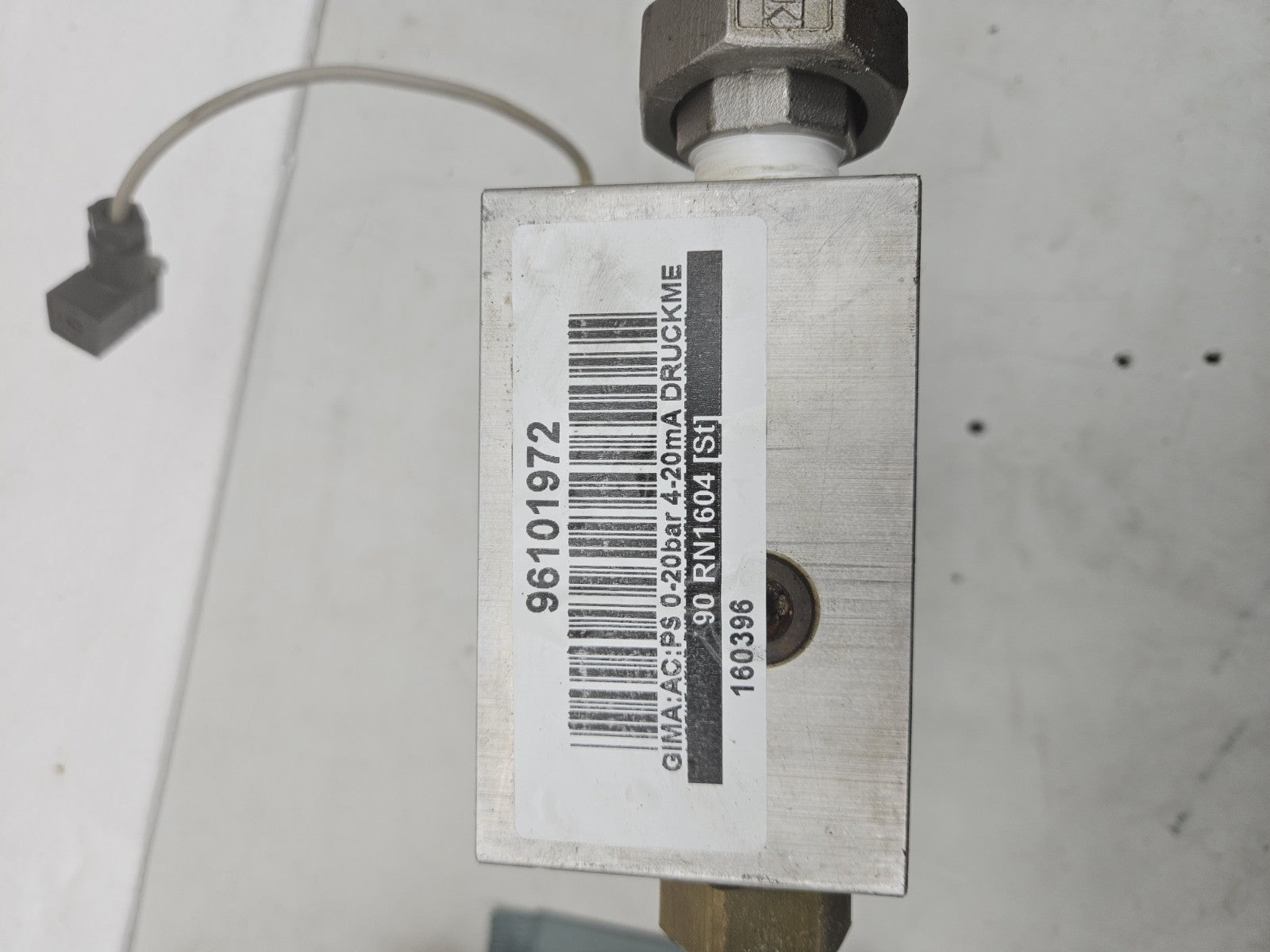 SCT Technologies 553201, Pressure, Druckmesser, Ventil,VALVE, Neu New Unused V2A