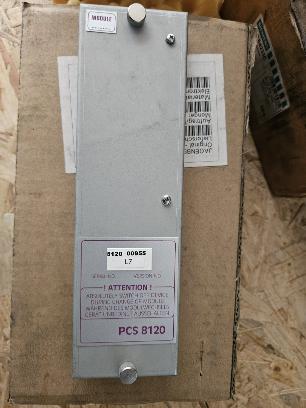 LAUER PCS8120 035/37A 035/37A ERWEITERUNGSMODUL New In Box, Neu/ovp Unsed NOS