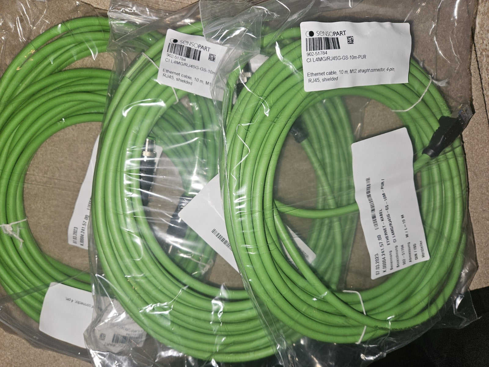 Sensopart Ethernet Cable CI L4MG/RJ45G-GS-10m-PUR, 902-51784,KUKA New Sealed Neu