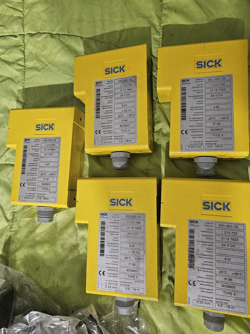 5 x Sick Einstrahl Sicherheits Lichtschranke, WSU26/2-132, WEU26/2-132 NEU Zubeh