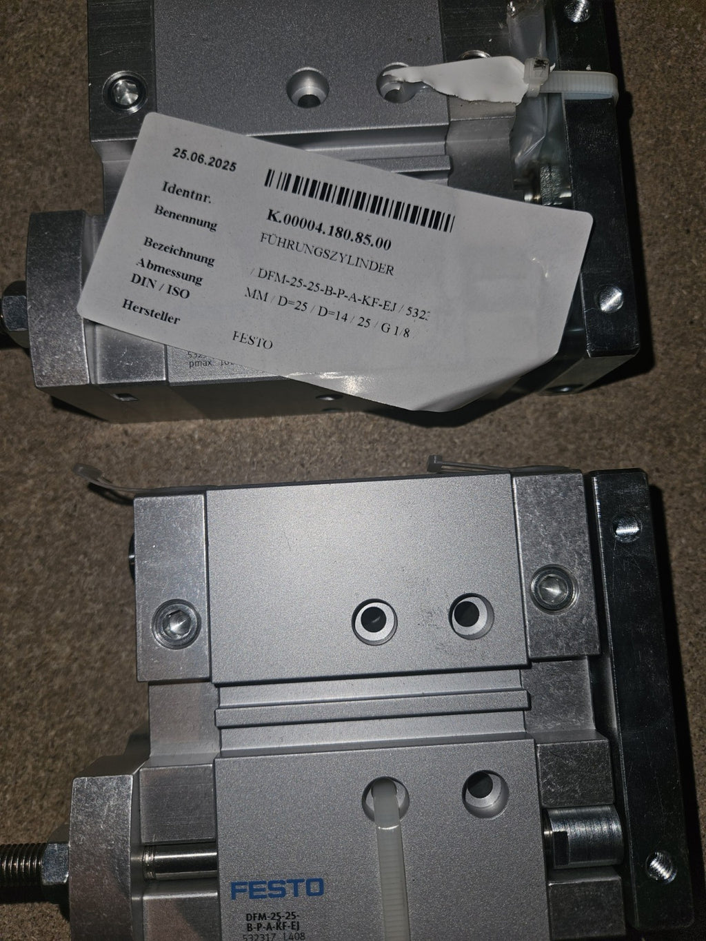 FESTO 532317, Führungszylinder  DFM-25-25-B-P-A-KF-EJ, Neu New Unused Unbenutzt