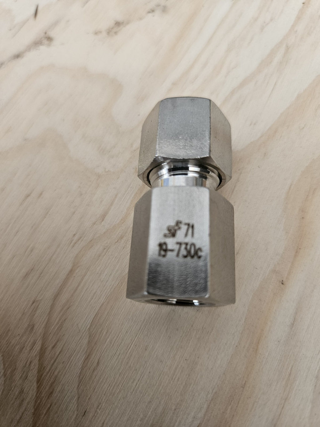 16 x Gerade Aufschraubverschraubungen SR-53010L, Edelstahl, Neu/ovp 10mm New