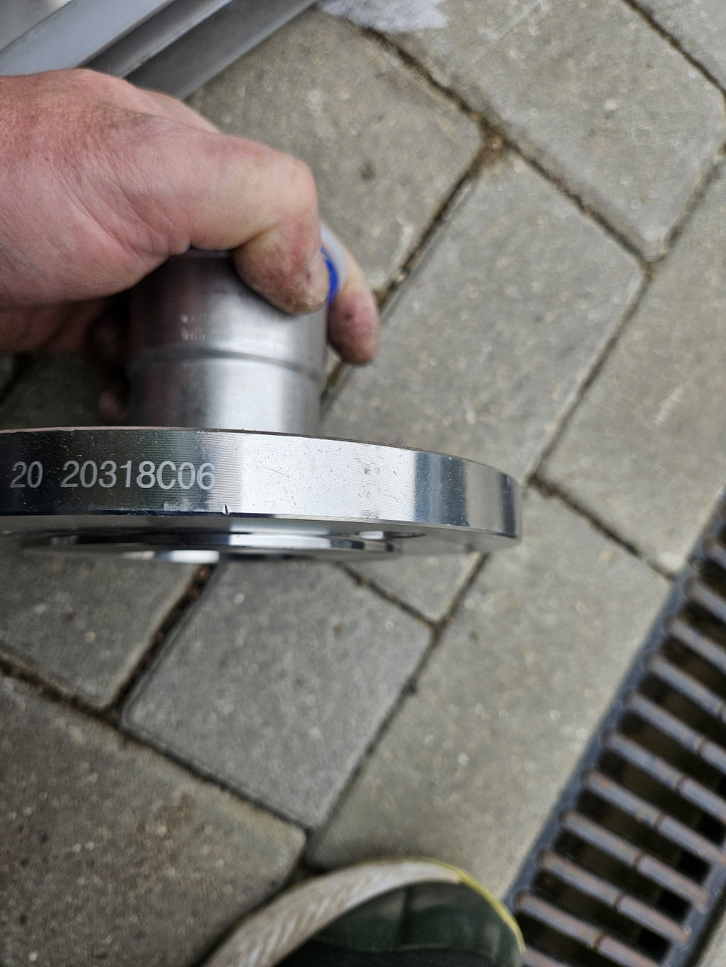 1xGeberit Mapress 33738 Übergangsflansch Ø54 DN50 PN10/16 1.4401/316 -unused/neu