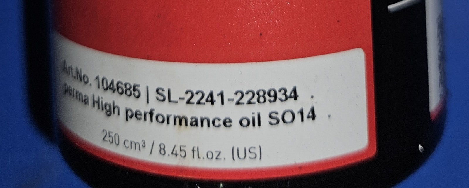PERMA 104685 Star LC 250 mit perma High performance oil SO14, Neu/ungeöffnet New