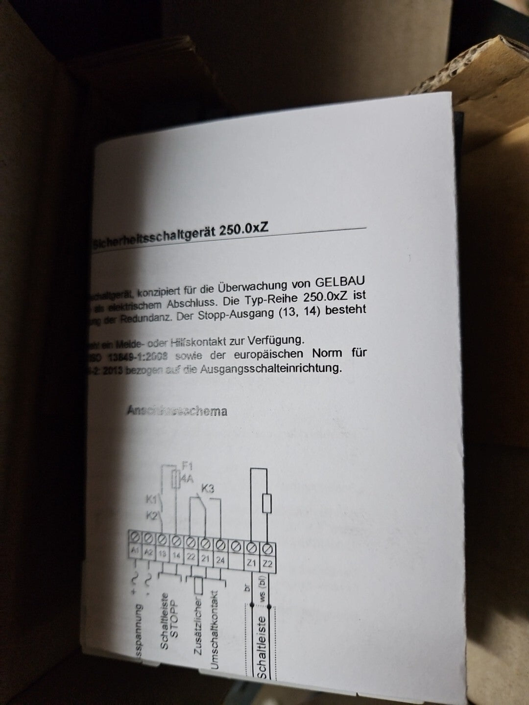GELBAU 250.06Z 25006Z Diodenauswerter, Neu/OvP New Old Stock, Unused
