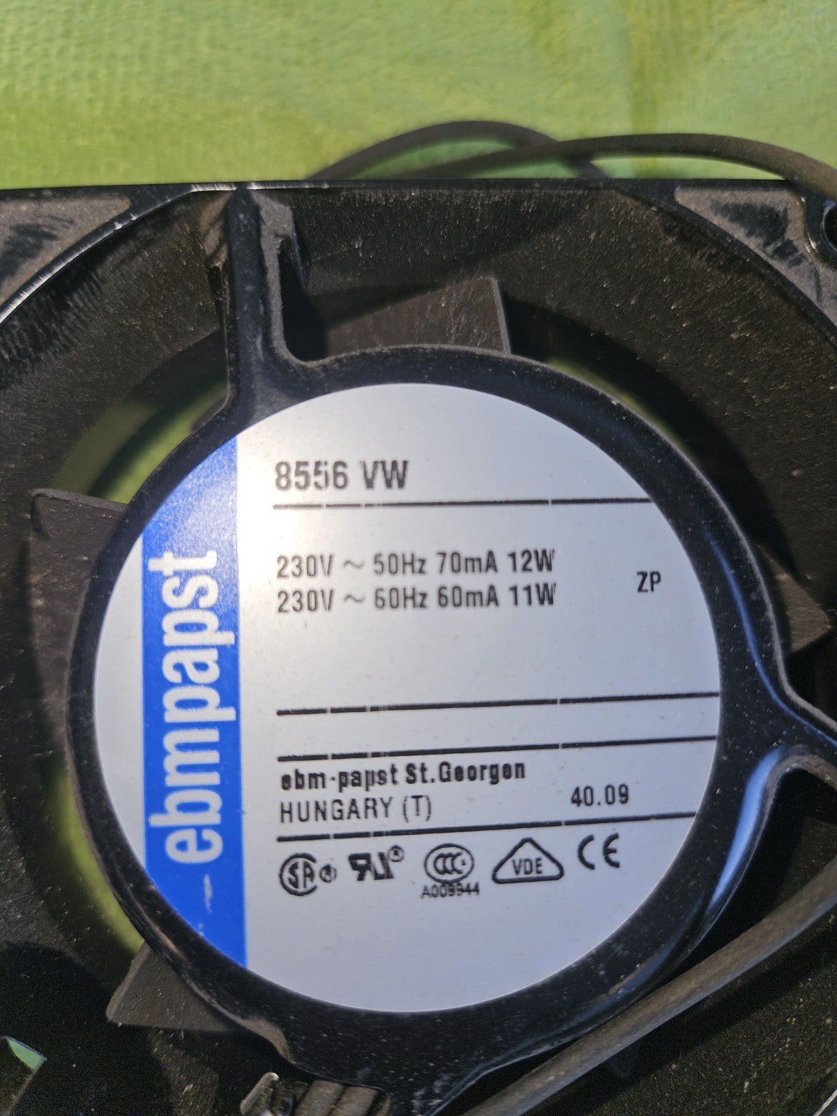 EBM Papst 8556 VW Axiallüfter 230 V/AC 44 m³/h,Neu New Unbenutzt Unused Industry