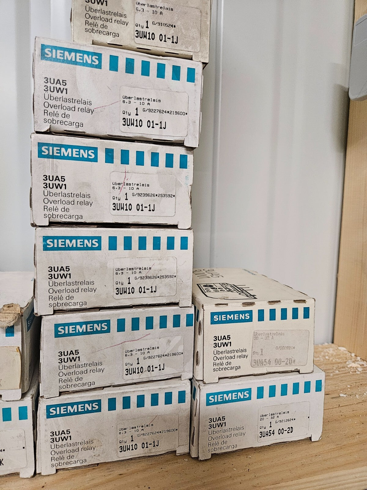 Siemens 3UA59 00-Thermal Delayed Overload Relays new in box, different types neu
