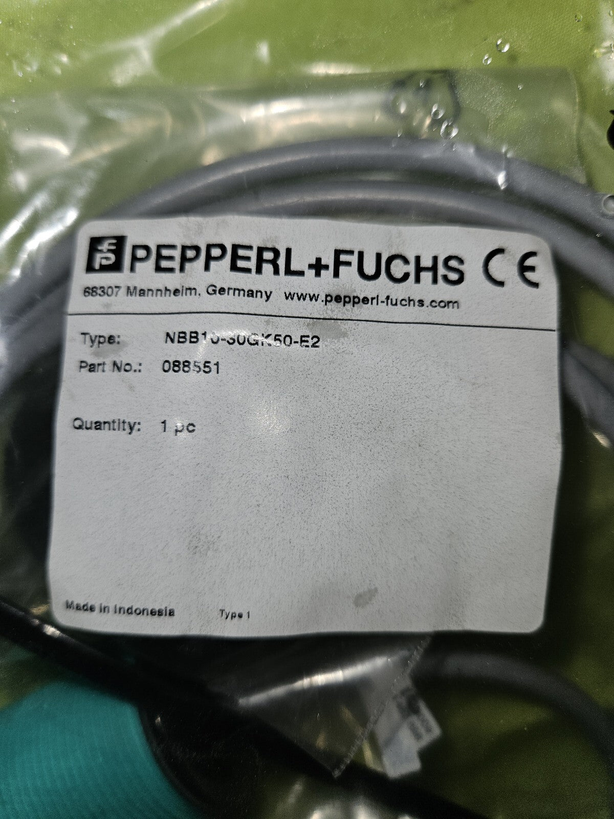 Pepperl+Fuchs Fabrik Induktiver Sensor NBB10-30GK50-E2,  088551 New! Neu/ovp