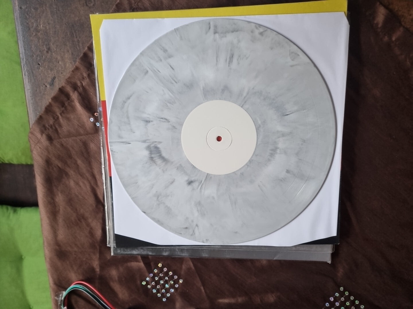 AC/DC "Made In Gernany" 1.Press 1991 Live in Cologne 1991 white/weiss, marble!
