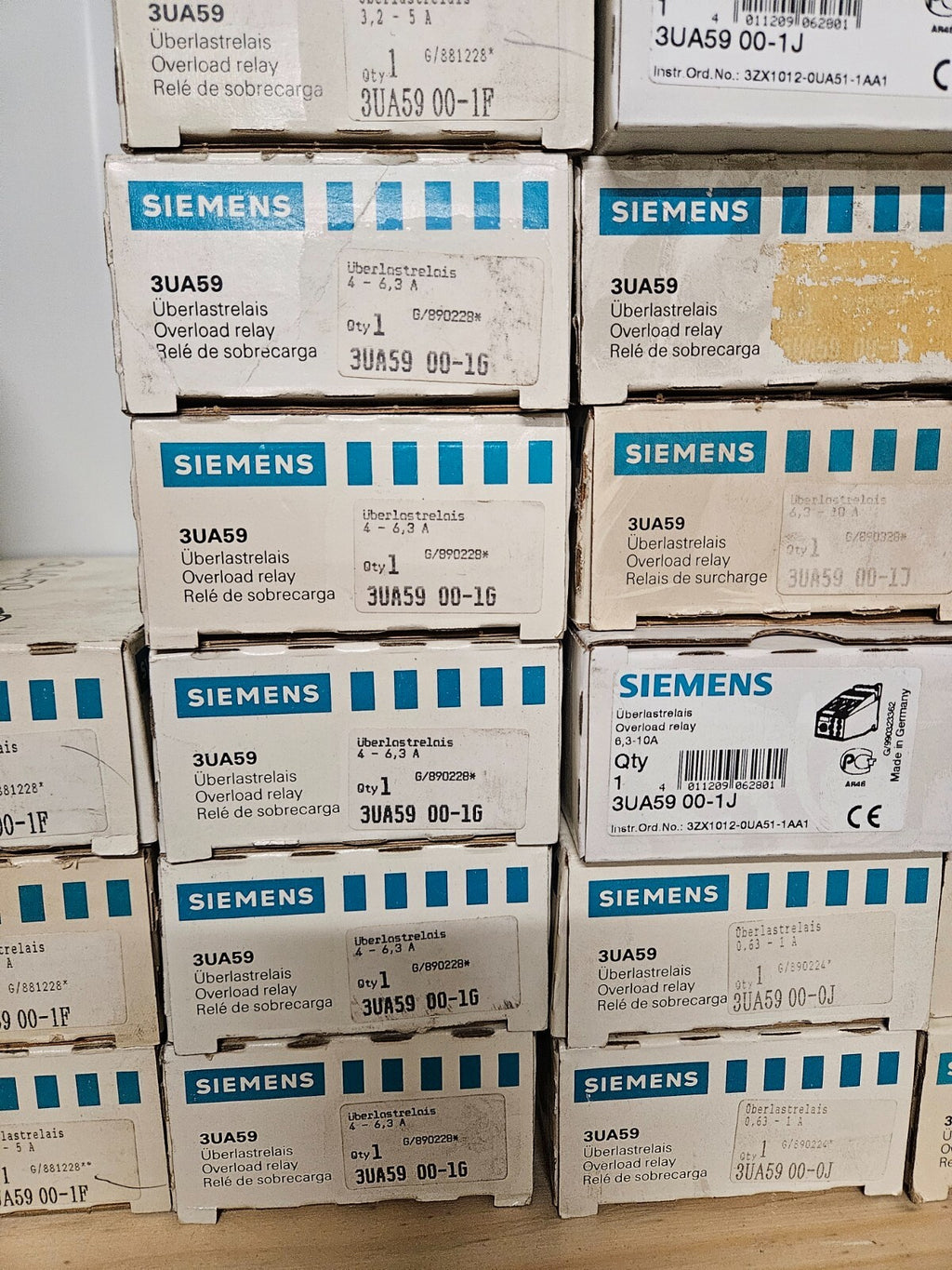 Siemens 3UA59 00-Thermal Delayed Overload Relays new in box, different types neu