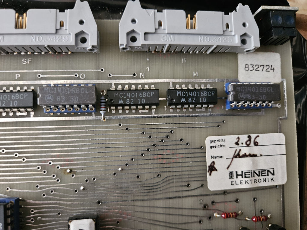 HEINEN Elektronik Platine, Karte 60778-7.4,  832.724, Neu/Ovp,  New In BOX NOS