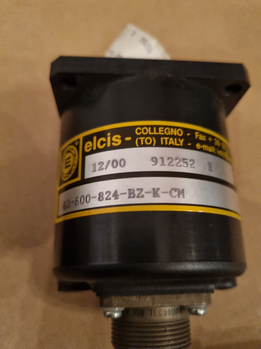 Elcis Encoder 63-600-824-BZ-K-CM  912252 Drehgeber 7-polig NEU NOS, unused