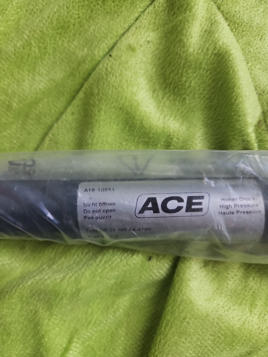 1 x ACE Controls GS-28-300-AA-470N Industrie-Gasdruckfeder, A18-10851 NEU/OVP