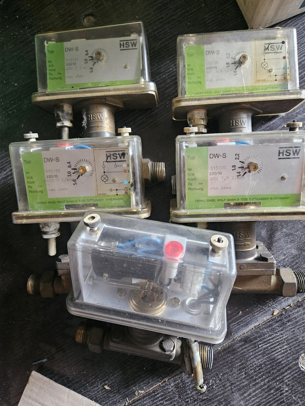 HSW Henke-Sass DW-S Durchflussmessgerät 5,6-8,4 L Durchflusswächter Used Tested