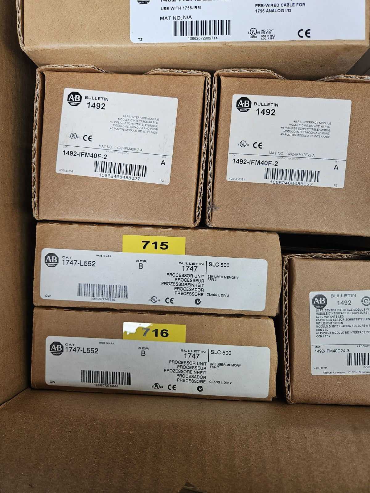 Allen-Bradley Interface Modul | Ser. A | 1492-IFM40F-F2 new in Box, unused Neu