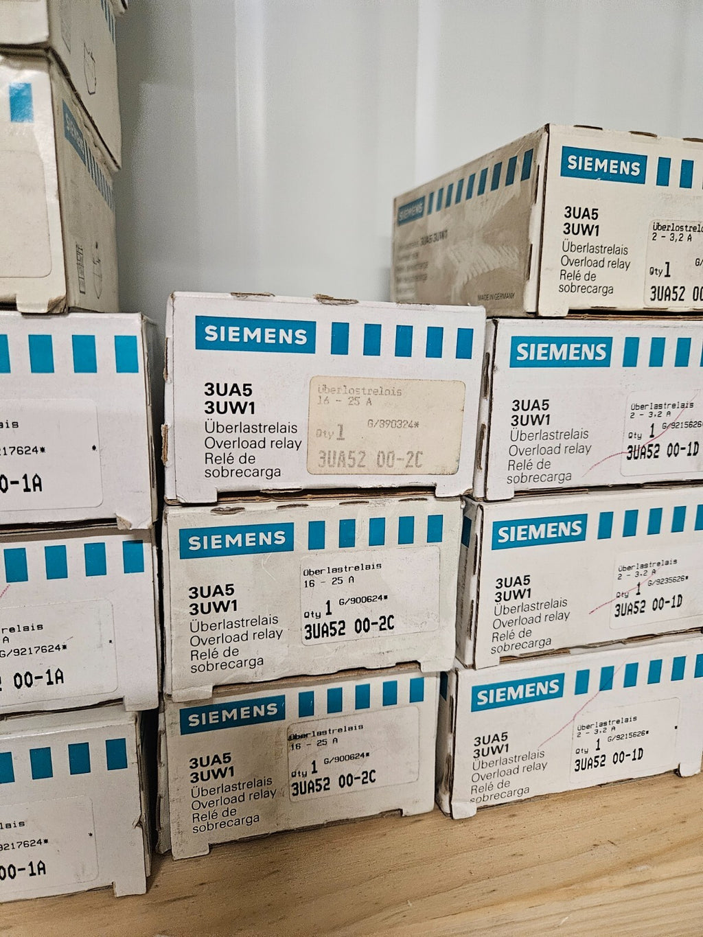 Siemens 3UA59 00-Thermal Delayed Overload Relays new in box, different types neu