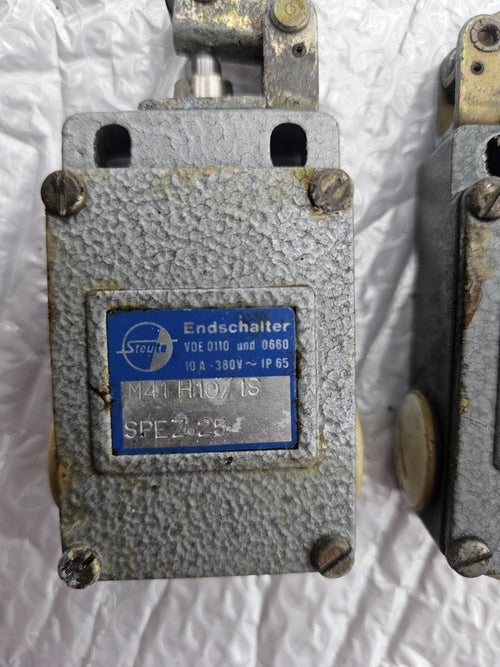 2 x Steute Endschalter EM41 H10/1S Spez.25, Used, Working, Tested